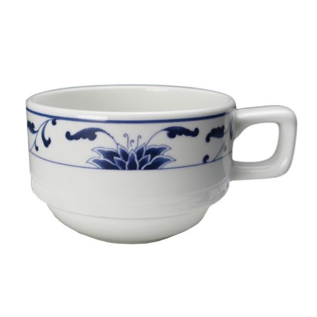 Taza Porcelana con asa - Azul  8x6cm.