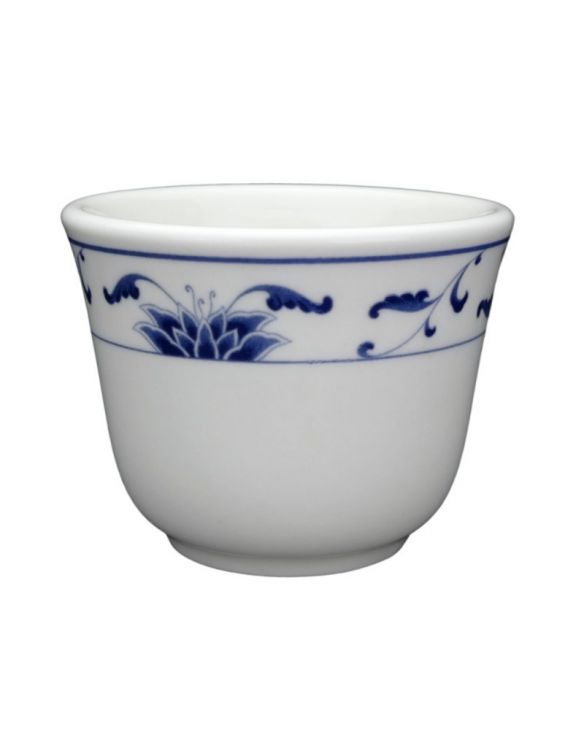 Taza Porcelana de té Azul  8x6cm.