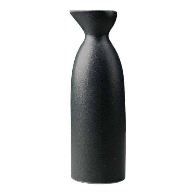 Jarra sake. Medidas:18cm. Capacidad: 240ml. Modelo:"Negro mate".