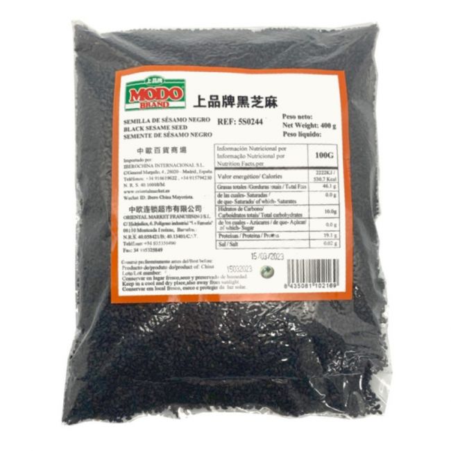 Semilla de sésamo negro (MODO) 400g