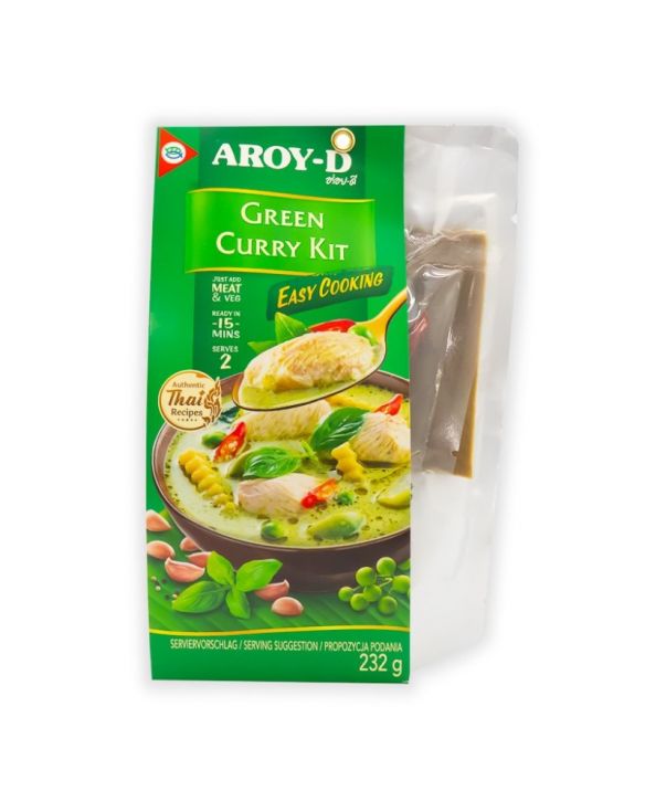 Kit de Salsa de Curry Verde (AROY-D) 232g