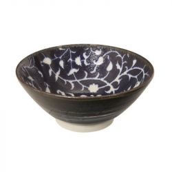 Cuenco 17,5x7,5cm. Modelo: "fleur de ligne azul".