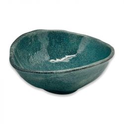 Cuenco oval. 20,5X17cm. "yamasaku azur"
