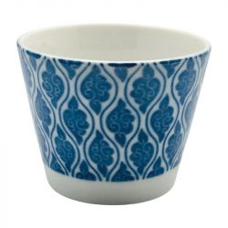 Taza de té  8,5x6,8cm "Cenefa azul"
