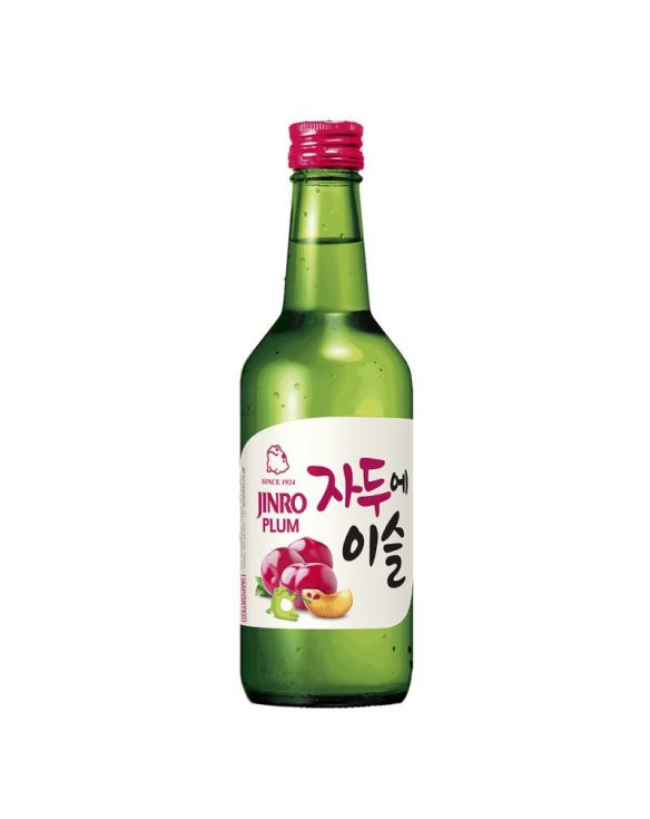 Vino Soju sabor Ciruela Koreano (JINRO) 350ml  (Alc.16.9%)