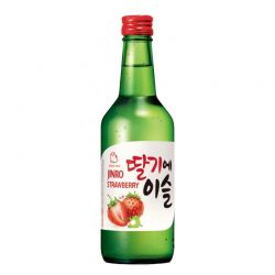 Vino Soju sabor Fresa Koreano (JINRO) 350ml  (Alc.16.9%)