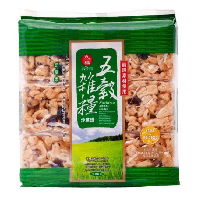 Galletas Sachima con Cereales Variados (QIO FU) 227g