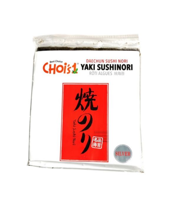 Alga Nori para Sushi 100 Hojas Silver (CHOI'S1) 250g