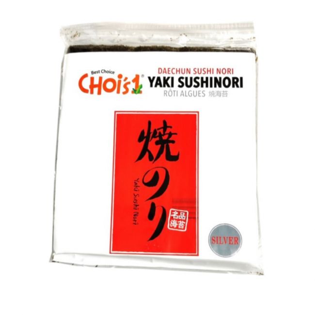 Alga Nori para Sushi 100 Hojas Silver (CHOI'S1) 250g