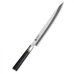 Cuchillo Sashimi 27cm de Acero Inoxidable "Mango de Ébano"