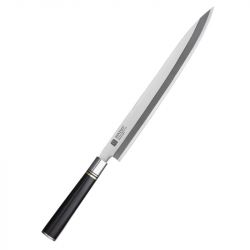 Cuchillo Sashimi 30cm Acero Inoxidable "Mango de Ébano"