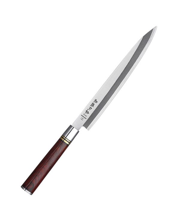 Cuchillo Sashimi 24cm Acero Inoxidable "Mango de Oliva"