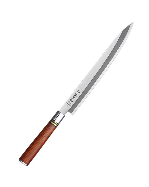 Cuchillo Sashimi 27cm Acero Inoxidable "Mango de Oliva"