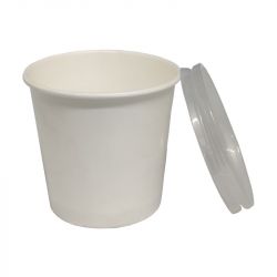 Tapa de Plástico para Sopa (12oz/350ml) 50un