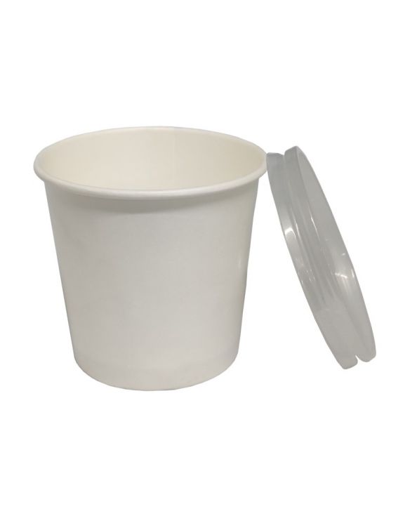 Tapa de Plástico para Sopa (12oz/350ml) 50un