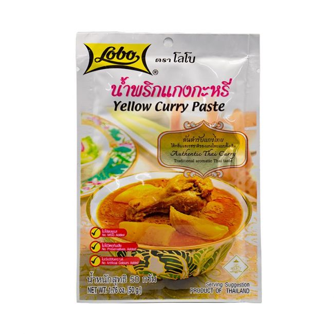 Pasta curry amarillo (LOBO) 50g