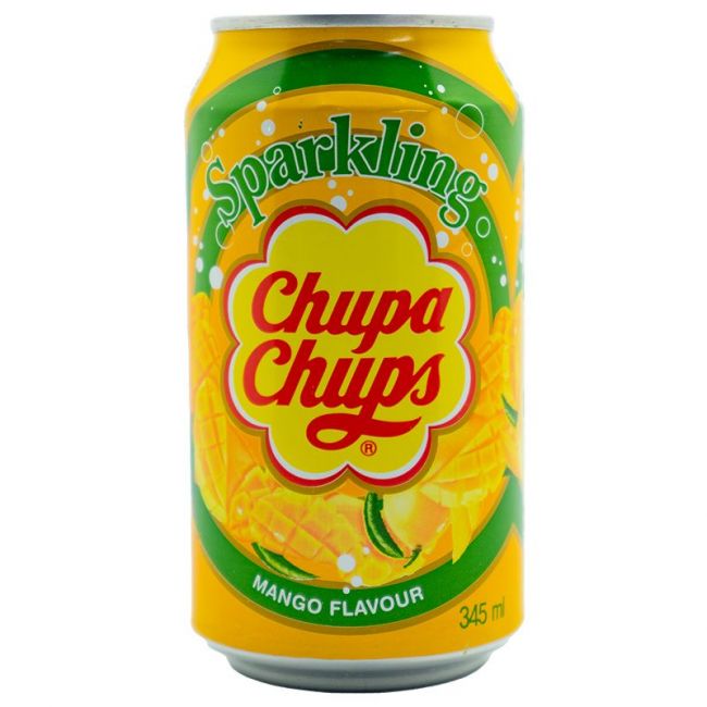 Bebida soda sabor mango (CHUPA CHUPS) C/24x345ml