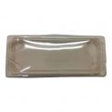 Envase rectangular con tapa (23x10cm) ECO Bagazo 50un