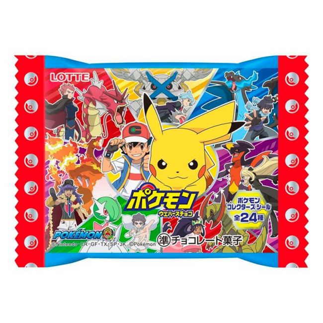 Galleta wafer de chocolate pokemon (LOTTE) 23g