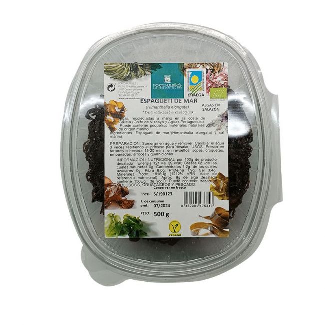 Espagueti de mar ECO en salazón (PORTO-MUIÑOS) 500g