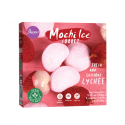 Mochi helado de lychee...