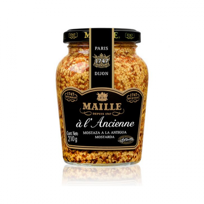 Mostaza a la antigua (MAILLE) 210g