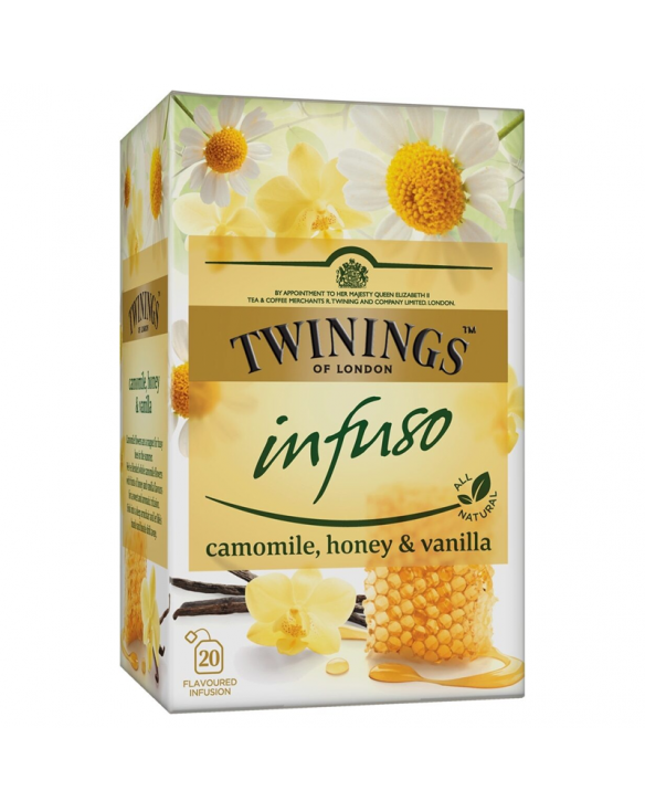 Té infuso miel, manzanilla y vainilla (TWININGS) 20uds