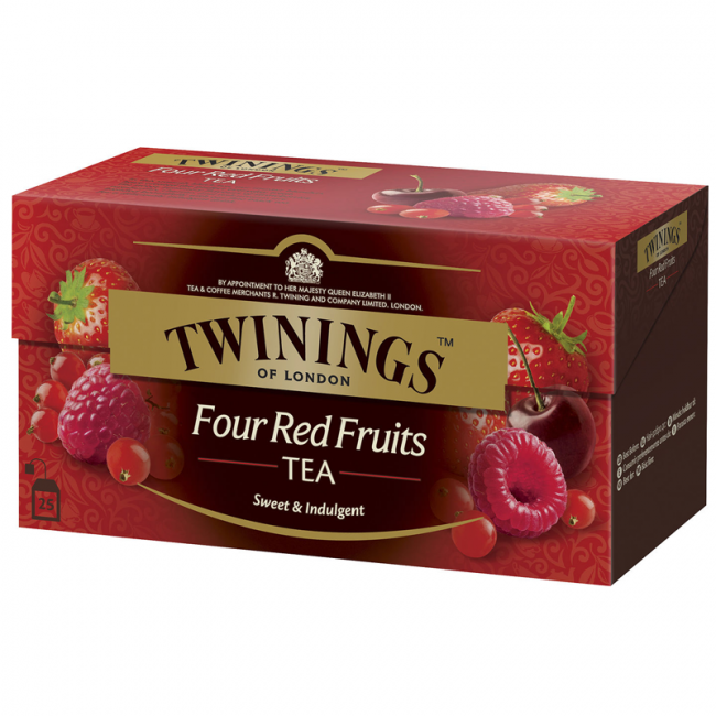 Té cuatros frutas rojos (TWININGS) 25uds