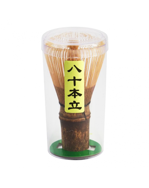 Escobilla para té de bambú negro 6x11cm