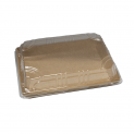 Envase kraft rectangular con tapa (16x11cm)