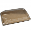 Envase kraft rectangular con tapa (23x15cm)