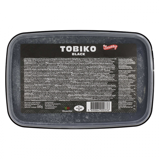 Huevas tobiko negro(SHIRAKIKU) 500g