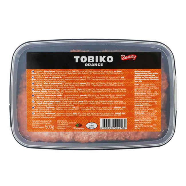 Huevas tobiko naranja (SHIRAKIKU) 500g