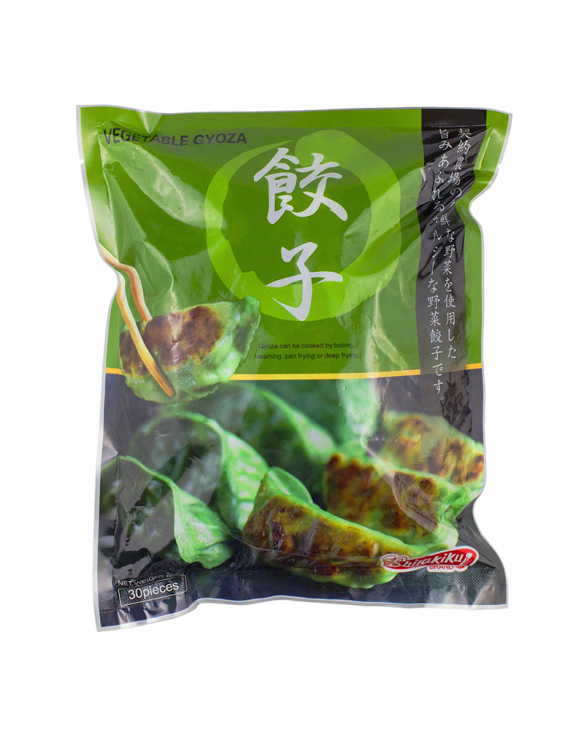Gyoza verduras 30pcs (SHIRAKIKU) verde 600g