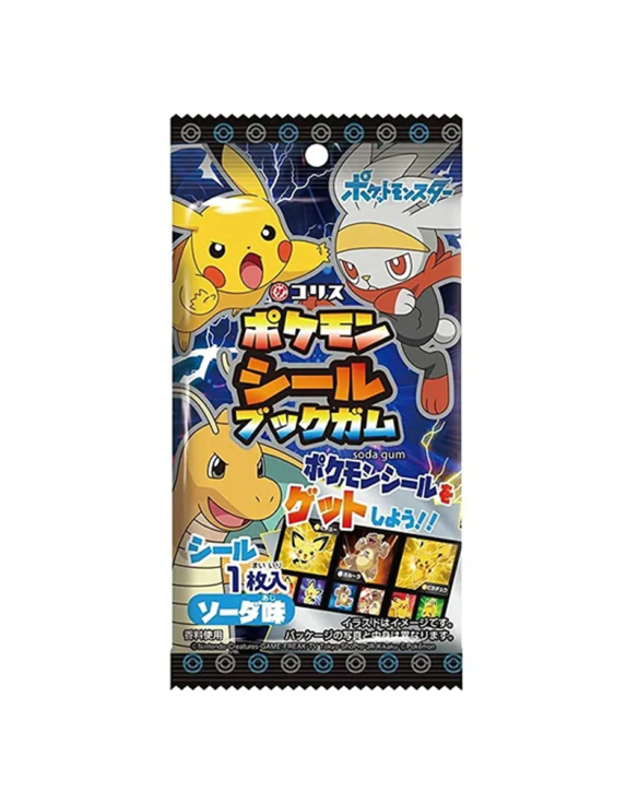 Chicle Pokemon con pegatina (CORIS) 9.8g (1ud)