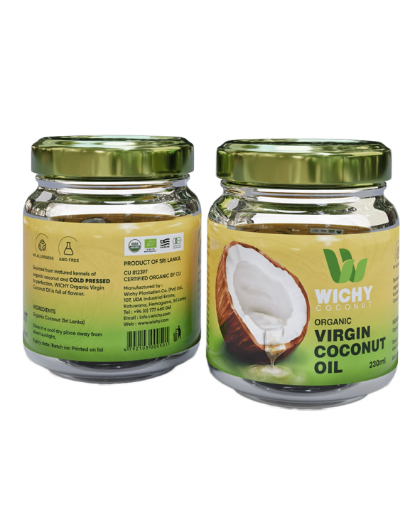 Aceite de coco virgen ecologico (WICHY) 230ml