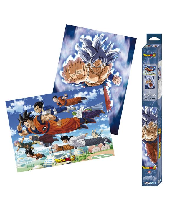 DRAGON BALL SUPER - Set 2 Chibi Pósteres - Goku & friends (52x38)