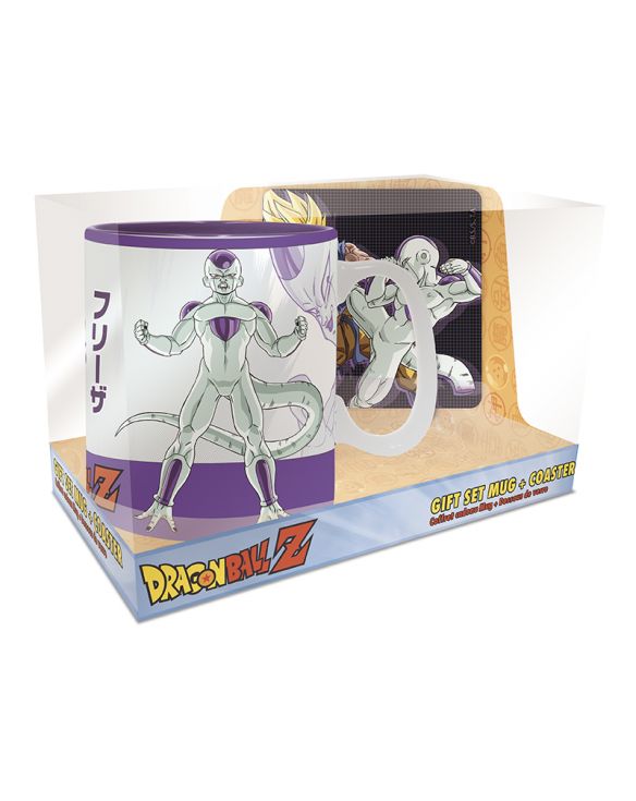 DRAGON BALL - Pack Taza 460 ml + Coaster Goku vs Frieza