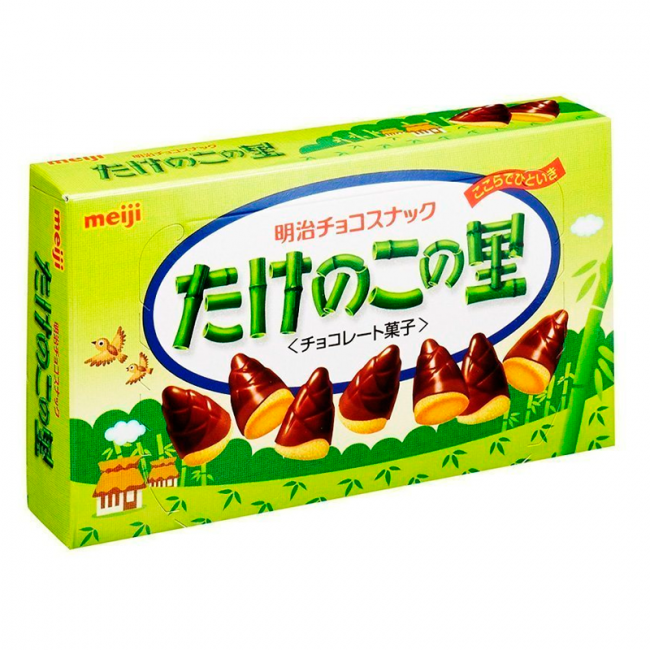 Galleta de chocolate bamboo (MEIJI) 70g