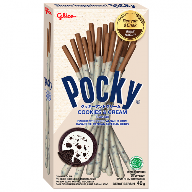Palitos sabor cookie & cream (POCKY) 45g