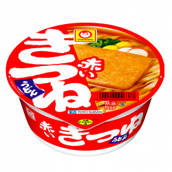 Udon cup noodles con tofu...