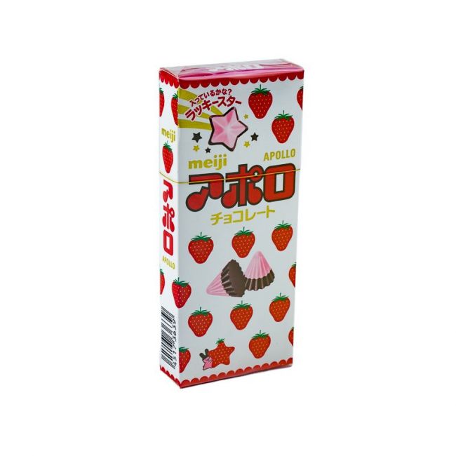 Chocolate apolo sabor fresa (MEIJI) 46g