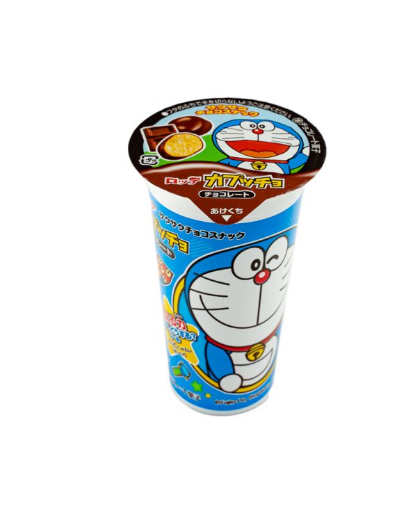 Hojaldre de maíz recubierto de chocolate Doraemon (LOTTE) 37g