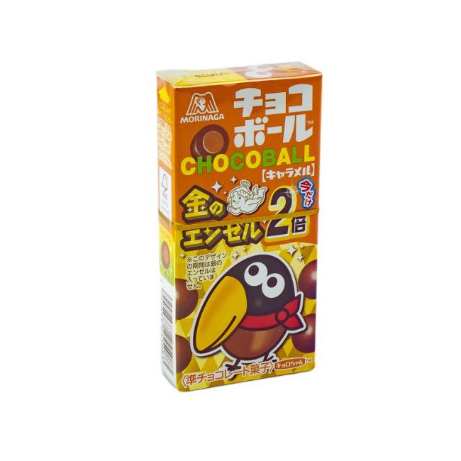 Bolas de caramela cubiertas de chocolate (MORINAGA) 28g