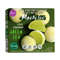 Mochi helado de te verde...