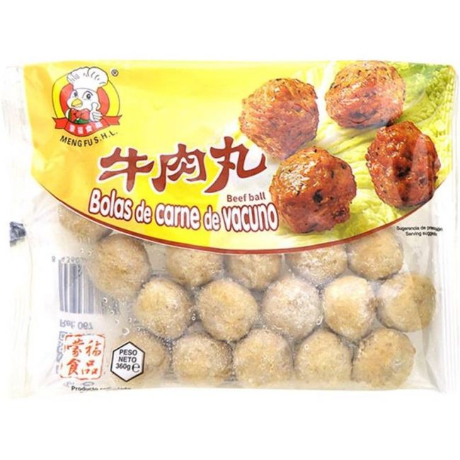 Bolas de carne de vacuno (MENG FU) 360g