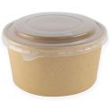 Envases con Tapa Kraft 1000ml 50uds