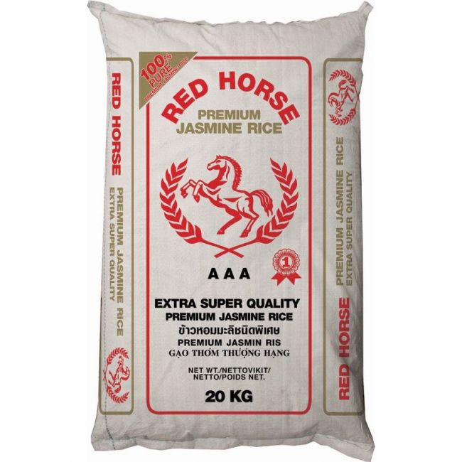 Arroz jazmin (RED HORSE) 20kg