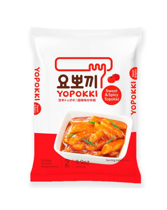 Pastel de arroz Jjiajiang coreano (YOPOKKI) 120g