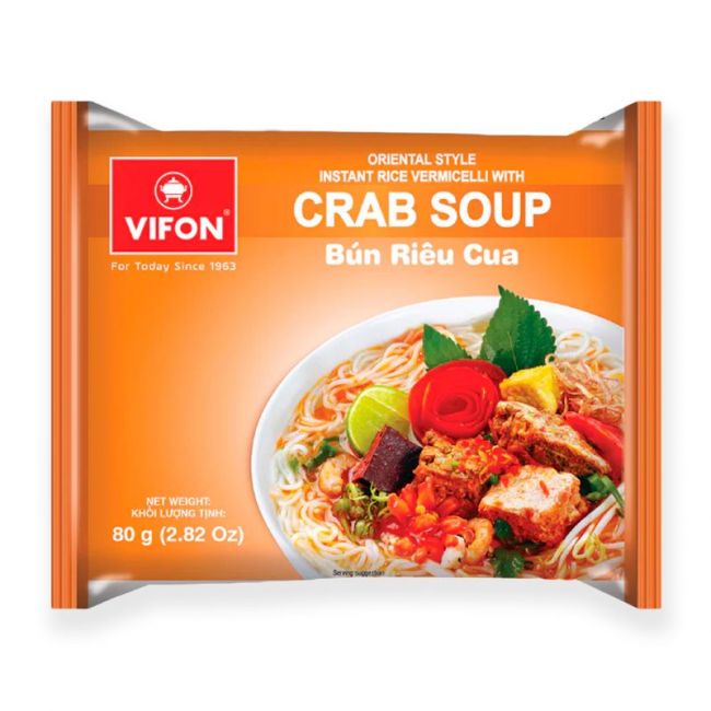 Tallarines arroz sabor cangrejo (VIFON) 60g